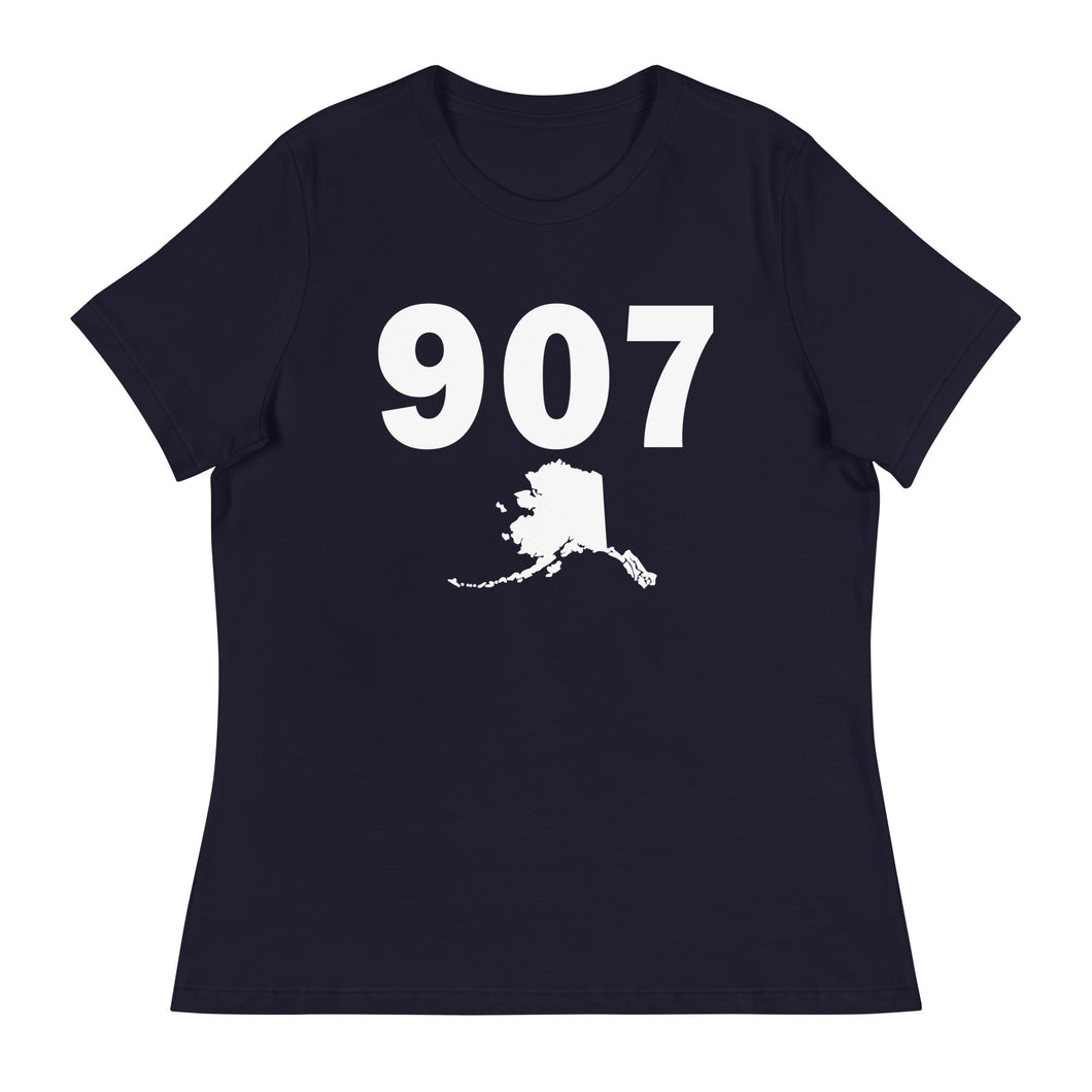 907 Area Code Women's Relaxed T Shirt