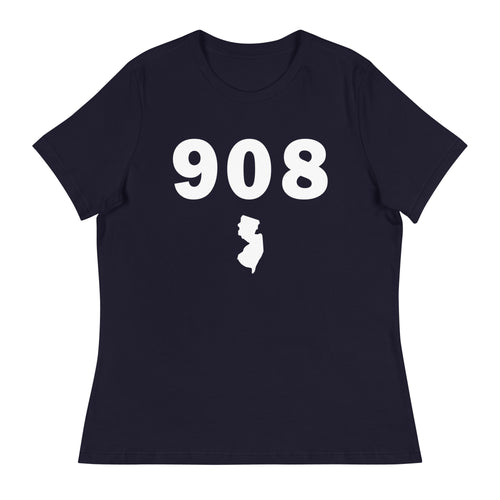 908 Area Code Women's Relaxed T Shirt