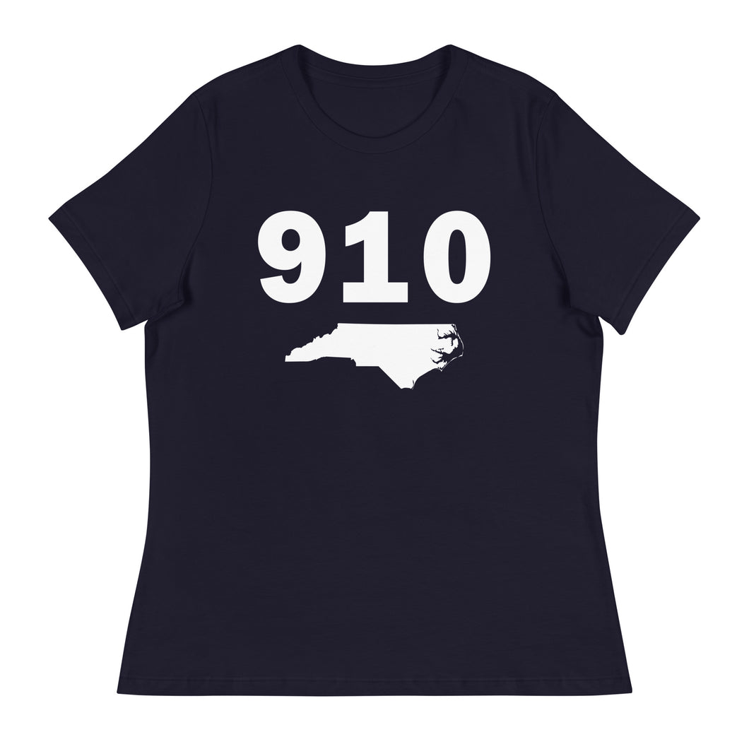 910 Area Code Women's Relaxed T Shirt