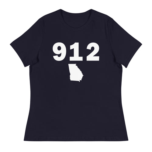 912 Area Code Women's Relaxed T Shirt