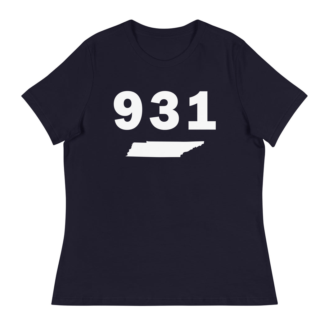 931 Area Code Women's Relaxed T Shirt