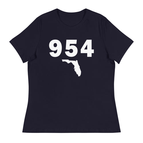 954 Area Code Women's Relaxed T Shirt