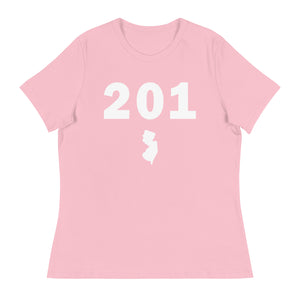 201 Area Code Women's Relaxed T Shirt