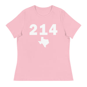 214 Area Code Women's Relaxed T Shirt