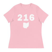Load image into Gallery viewer, 216 Area Code Women&#39;s Relaxed T Shirt
