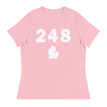 Load image into Gallery viewer, 248 Area Code Women&#39;s Relaxed T Shirt