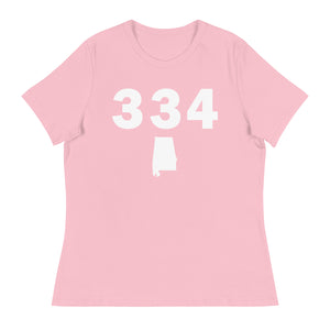 334 Area Code Women's Relaxed T Shirt