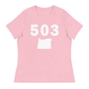 503 Area Code Women's Relaxed T Shirt