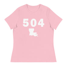 Load image into Gallery viewer, 504 Area Code Women&#39;s Relaxed T Shirt