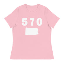 Load image into Gallery viewer, 570 Area Code Women&#39;s Relaxed T Shirt