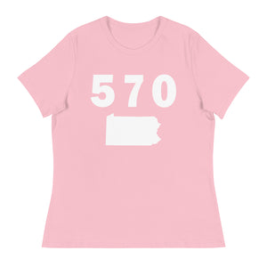 570 Area Code Women's Relaxed T Shirt