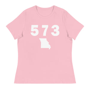 573 Area Code Women's Relaxed T Shirt