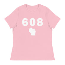 Load image into Gallery viewer, 608 Area Code Women&#39;s Relaxed T Shirt