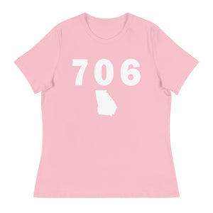 706 Area Code Women's Relaxed T Shirt