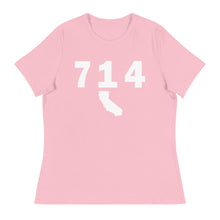 Load image into Gallery viewer, 714 Area Code Women&#39;s Relaxed T Shirt