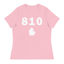 Load image into Gallery viewer, 810 Area Code Women&#39;s Relaxed T Shirt