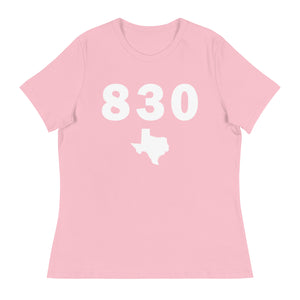 830 Area Code Women's Relaxed T Shirt