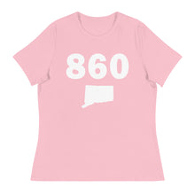 Load image into Gallery viewer, 860 Area Code Women&#39;s Relaxed T Shirt