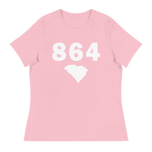 864 Area Code Women's Relaxed T Shirt