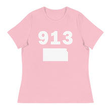 Load image into Gallery viewer, 913 Area Code Women&#39;s Relaxed T Shirt