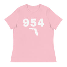 Load image into Gallery viewer, 954 Area Code Women&#39;s Relaxed T Shirt