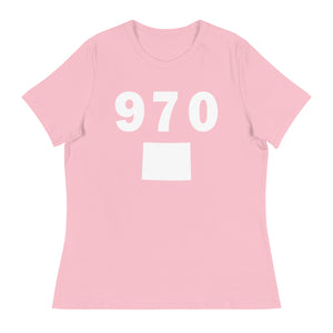 970 Area Code Women's Relaxed T Shirt