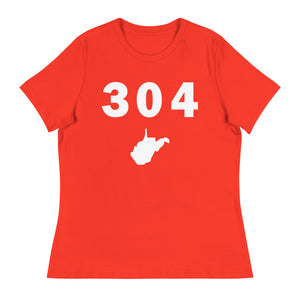 304 Area Code Women's Relaxed T Shirt