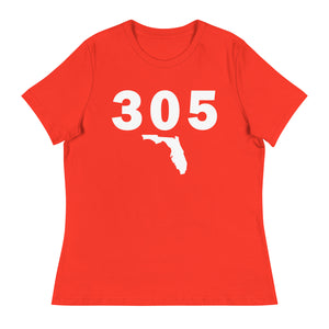 305 Area Code Women's Relaxed T Shirt