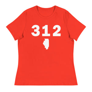 312 Area Code Women's Relaxed T Shirt