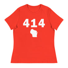 Load image into Gallery viewer, 414 Area Code Women&#39;s Relaxed T Shirt