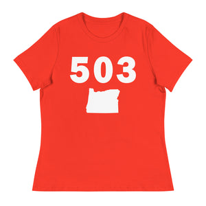 503 Area Code Women's Relaxed T Shirt