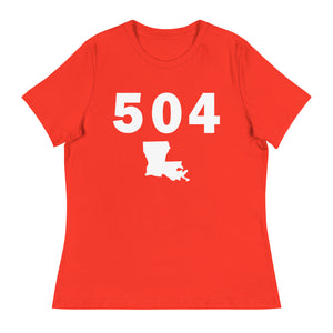 504 Area Code Women's Relaxed T Shirt