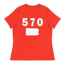 Load image into Gallery viewer, 570 Area Code Women&#39;s Relaxed T Shirt