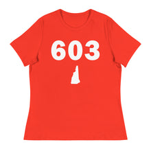 Load image into Gallery viewer, 603 Area Code Women&#39;s Relaxed T Shirt