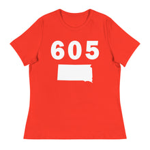 Load image into Gallery viewer, 605 Area Code Women&#39;s Relaxed T Shirt