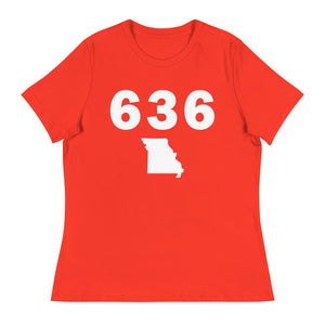 636 Area Code Women's Relaxed T Shirt