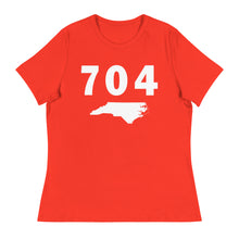 Load image into Gallery viewer, 704 Area Code Women&#39;s Relaxed T Shirt