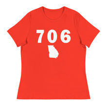 Load image into Gallery viewer, 706 Area Code Women&#39;s Relaxed T Shirt