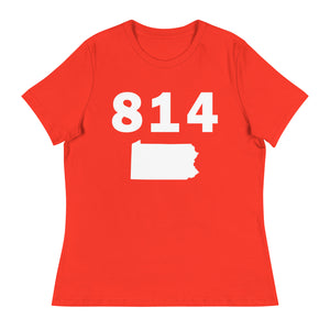 814 Area Code Women's Relaxed T Shirt