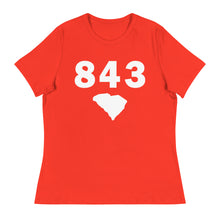 Load image into Gallery viewer, 843 Area Code Women&#39;s Relaxed T Shirt