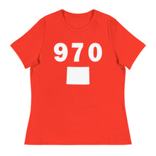 Load image into Gallery viewer, 970 Area Code Women&#39;s Relaxed T Shirt