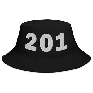 201 Area Code Bucket Hat