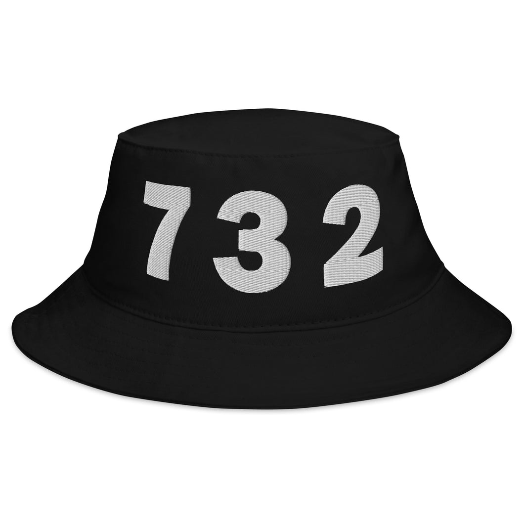 732 Area Code Bucket Hat