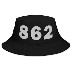 862 Area Code Bucket Hat