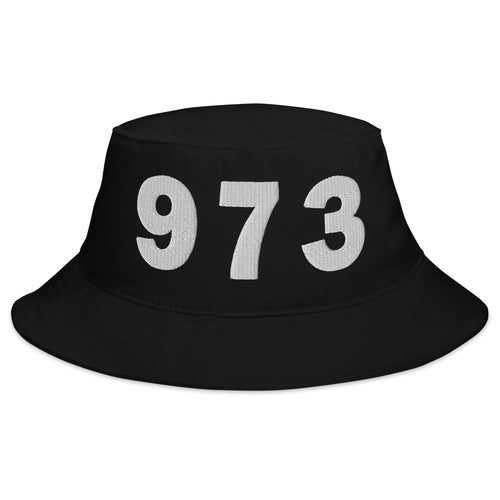 973 Area Code Bucket Hat