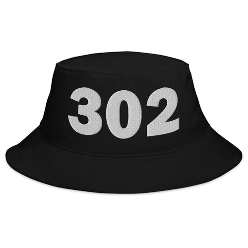 302 Area Code Bucket Hat