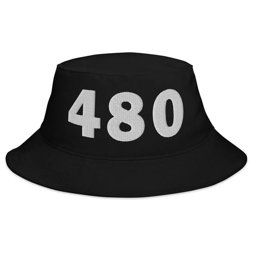 480 Area Code Bucket Hat