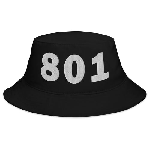 801 Area Code Bucket Hat