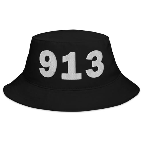 913 Area Code Bucket Hat