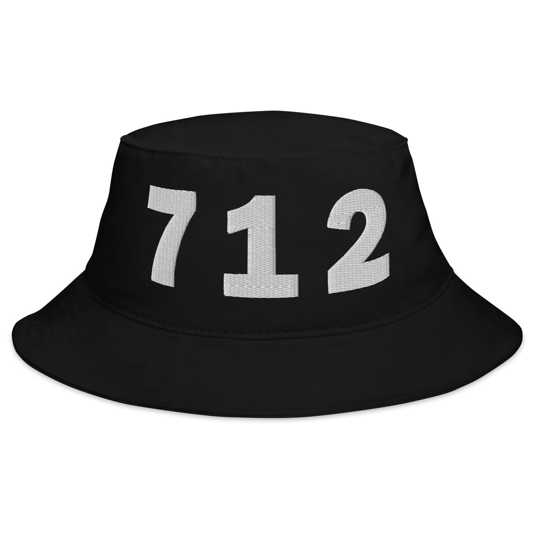 712 Area Code Bucket Hat